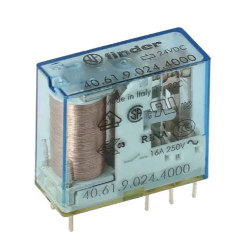 PCB/Plug-in Rel. 5mm.pinning 1CO 16A/24VDC SEN/AgSnO2 (40.61.9.024.4000)